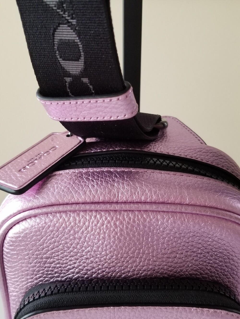 Coach Metallic Track Pack Bag Sling - Picture 6 of 14